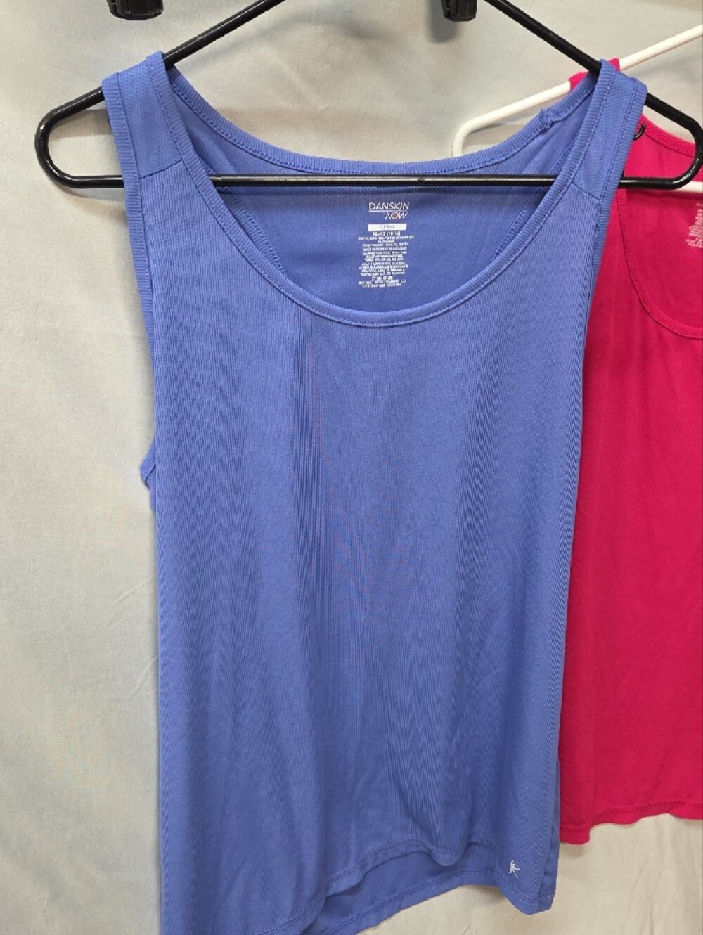 3 Women’s Dansin Now Tank Tops - Pink, Hot Pink, Blue - Picture 3 of 5